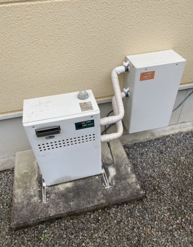 石油給湯器交換工事　栃木県大田原市　EDBF-673Y - Before