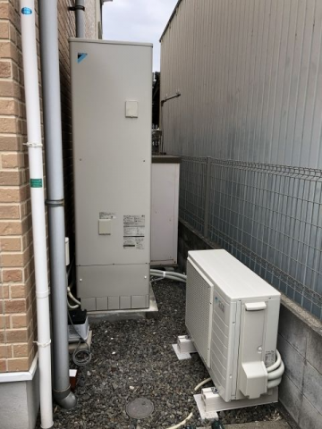 エコキュート トイレ交換工事　大阪府泉佐野市　EQ46VFV-set - After