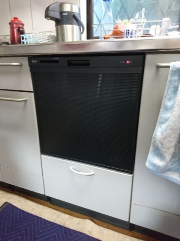 ビルトイン食洗機交換工事　千葉県船橋市　RSW-404A-B