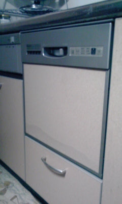 ビルトイン食洗機交換工事　大阪府門真市　RKW-403A-SV-sale