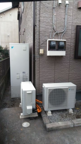 エコキュート交換工事　栃木県下野市　EQ37VFV-set