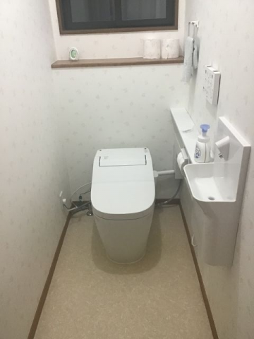 トイレ交換工事　宮城県多賀城市　XCH1411WS-N