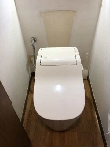 トイレ交換工事　神奈川県横浜市都筑区　XCH1411ZWS-N