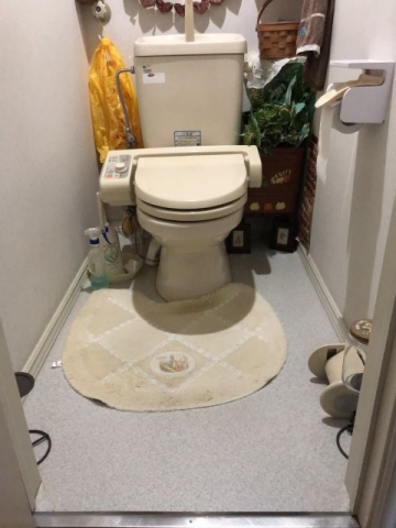 トイレ交換工事　宮城県黒川郡富谷町　CES9151-NW1 - Before