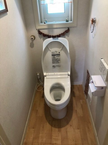トイレ交換工事　宮城県黒川郡富谷町　CES9151-NW1