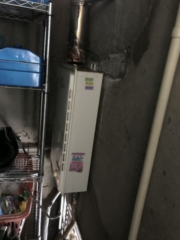 ガス給湯器交換工事　愛知県名古屋市瑞穂区　PH-203EWFS-13A - Before