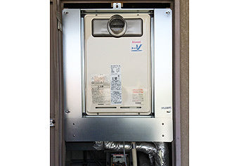 ガス給湯器交換工事　兵庫県神戸市　RUJ-V2011T(A)-80-set