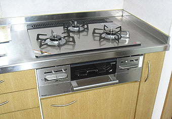 ビルトインガスコンロ交換工事　群馬県高崎市　RS31W11G15R-S(L/R) - After
