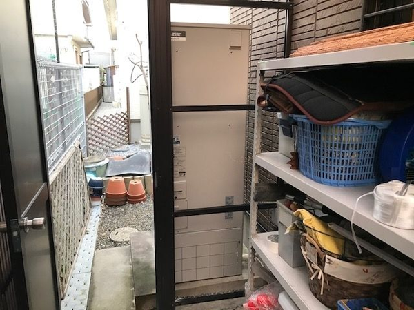 電気温水器交換工事　滋賀県守山市　SRT-J37CD5-set