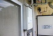 ガス給湯器交換工事　京都府京都市　GQ-1639WS-set - Before
