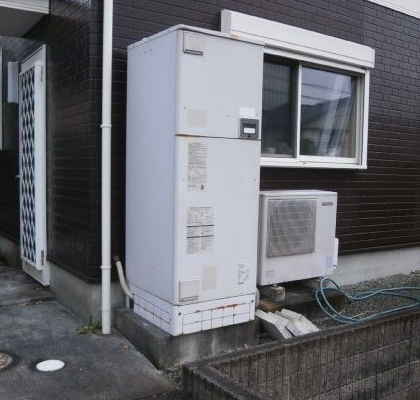 エコキュート交換工事　静岡県三島市　EQ37VFV-set - Before