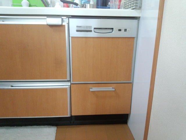 ビルトイン食洗機交換工事　徳島県阿南市　RKW-403C-SV-sale - After