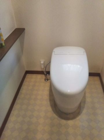 トイレ交換工事　栃木県栃木市　CES9768FR-NW1
