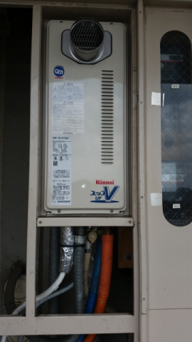 給湯器交換工事(笹原）　東京都調布市　RUF-VS1615SAT-set