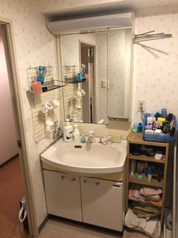 洗面化粧台交換工事　千葉県松戸市　GQM75KSCW-set1 - Before