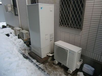 エコキュート交換工事　新潟県新潟市南区　EQ37VFV-set - After