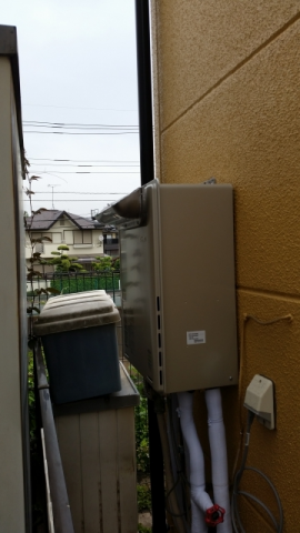 給湯器交換工事（笹原）　埼玉県さいたま市西区　RUF-E2405SAW-13A-set