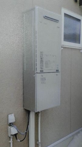 ガス給湯器交換工事　新潟県上越市　RUFH-E2406SAW2-6-set-13A