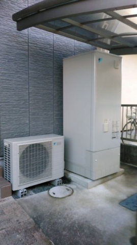 エコキュート交換工事　静岡県静岡市駿河区　EQ37VFV-set
