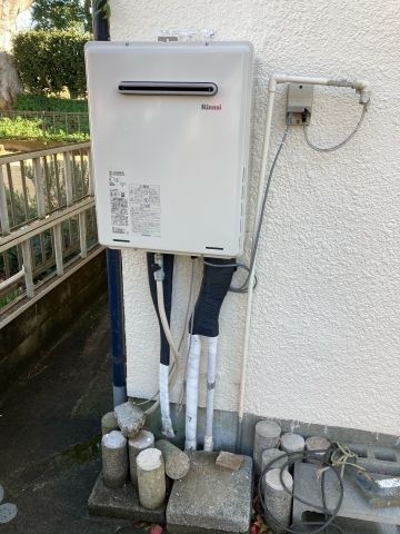 ガス給湯器交換工事　神奈川県平塚市　RUF-A2405SAW-B-set-LPG
