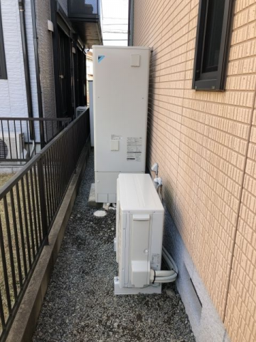 エコキュート交換工事　埼玉県さいたま市西区　EQ37VFV-set - After