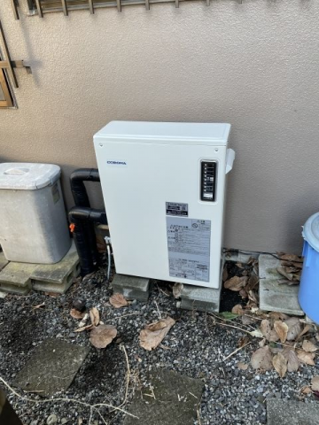 石油給湯器交換工事　栃木県鹿沼市　UKB-SA381A-M