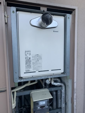 ガス給湯器 ビルトインガスコンロ交換工事　兵庫県神戸市西区　RUF-A1615SAT-B-set-13A