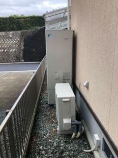 エコキュート交換工事　静岡県浜松市北区　EQN37VFV-set - After