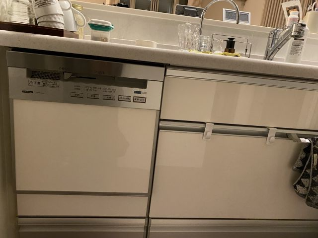 エコキュート ビルトイン食洗機交換工事　東京都昭島市　NP-45MS8S - Before
