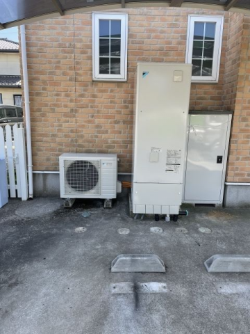 エコキュート 交換工事　栃木県宇都宮市　EQN37VFV-set - After