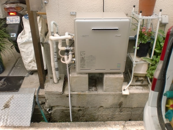 給湯器交換工事　大阪府高槻市　PTVN605S-MPTX1601YF