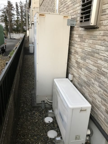 エコキュート交換工事　茨城県つくば市　BHP-F37SU-set - Before