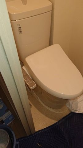 トイレ交換工事　神奈川県川崎市高津区　DT-ZA180EPA+BC-ZA10P