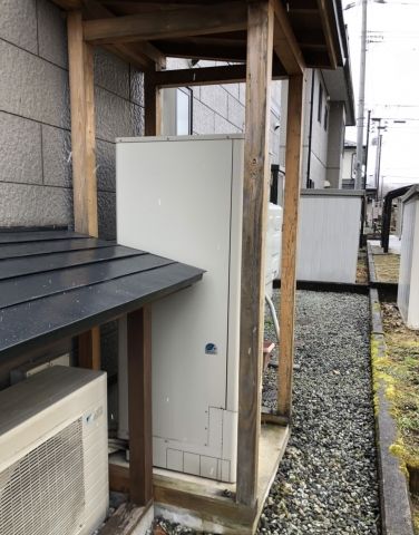 エコキュート交換工事　山形県寒河江市　EQ46VFV-set - Before