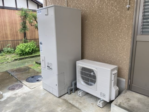 エコキュート交換工事　三重県松阪市　SRT-C375-set