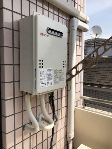 ガス給湯器交換工事　東京都大田区　GQ-1639WS-1-set-13A