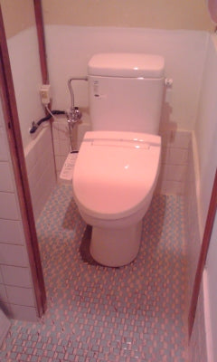 トイレ交換工事　大阪府藤井寺市　TWC-3TWT-3A-BW1