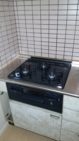 ガスコンロ交換工事　神奈川県相模原市緑区　N3GN2RSQ1-LPG-R