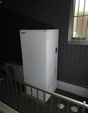 エコキュート交換工事　茨城県ひたちなか市　EQN37VFV-set - Before