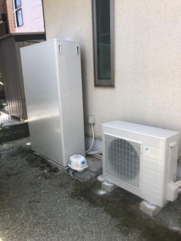 エコキュート交換工事　神奈川県中郡大磯町　EQX37VFTV-set