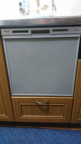 ビルトイン食洗機交換工事　滋賀県大津市　NP-45RS9S
