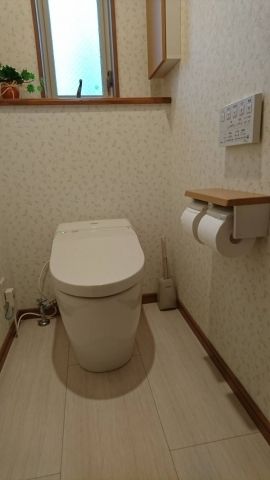 便座交換工事　京都府京都市伏見区　TCF908-SC1