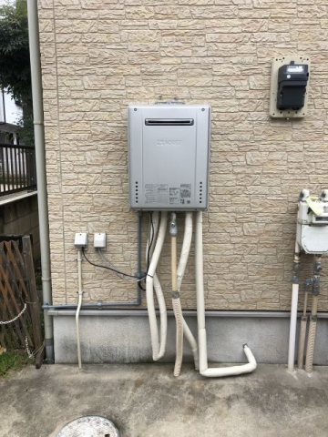 ガス給湯器交換工事　千葉県佐倉市　GT-C2462AWX-2-BL-13A