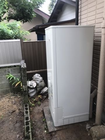 電気温水器交換工事　東京都世田谷区　EQ37VFV-set