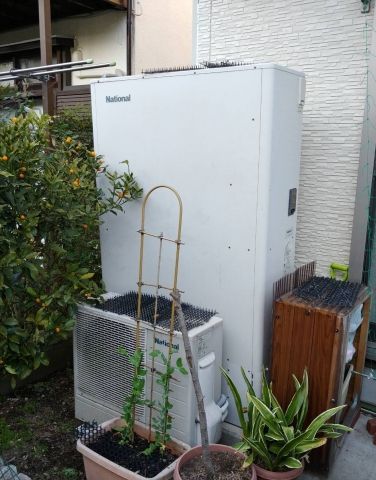 エコキュート交換工事　神奈川県横浜市保土ケ谷区　HE-W37KQS-set - Before