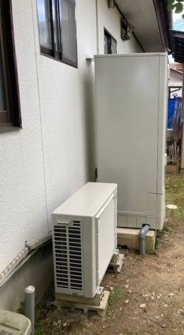 エコキュート交換工事　福島県福島市　EQN37VFV-set