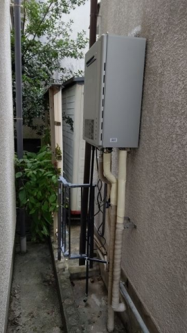 ガス給湯器交換工事　奈良県奈良市　GT-C2062SAWX-2-BL-set-13A