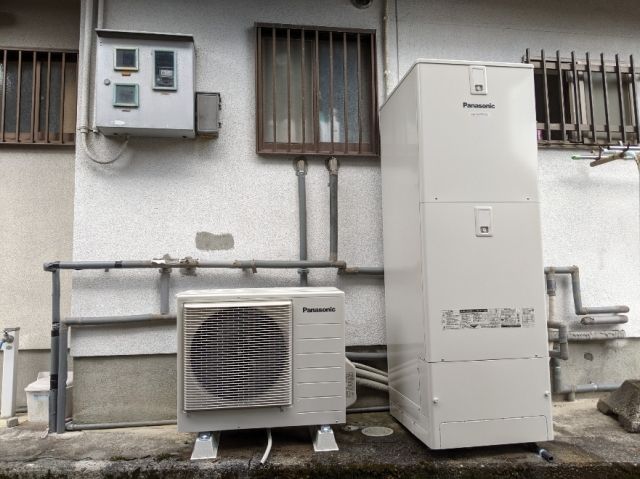 エコキュート交換工事　滋賀県大津市　HE-NS37KQS-set - After