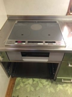 IHクッキングヒーター交換工事　愛知県豊川市　KZ-G32AST