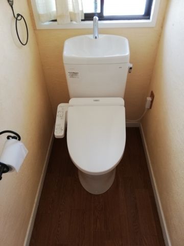 洗面化粧台 トイレ交換工事　東京都調布市　CS232BM-NW1-set1